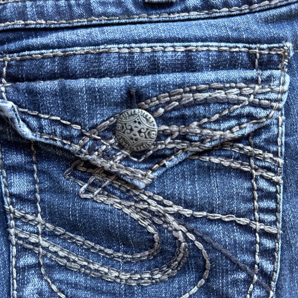 Silver Jeans Suki Surplus Blue Jeans Sz 32 - Picture 9 of 12